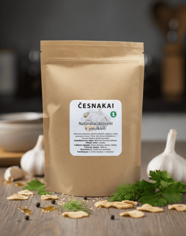 Džiovinti ir smulkinti česnakai 1000 g